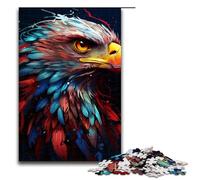 1000 Piece Puzzle Eagle's Head Jigsaw for Adults Wooden Jigsaw Challenging Game 1000 PCS(75x50cm)