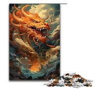 1000 Piece Puzzle Educational Games Animal Colourful Dragon Jigsaw Puzzles for Adults Wooden Jigsaw For Family Fun & Game Night 1000 PCS(75x50cm)