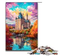 1000 Piece Puzzle Educational Games Chateaux_of_the_Loire Jigsaw Puzzles for Adults Wooden Jigsaw For Family Fun & Game Night 1000 PCS(75x50cm)