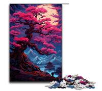 1000 Piece Puzzle Educational Games Japanese Style Art And Scenery Jigsaw Puzzles for Adults Wooden Jigsaw For Family Fun & Game Night 1000 PCS(75x50cm)