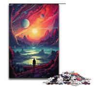 1000 Piece Puzzle Educational Games Night View Under The Starry Sky Jigsaw Puzzles for Adults Paper Jigsaw For Family Fun & Game Night 1000PCS(38x26cm)