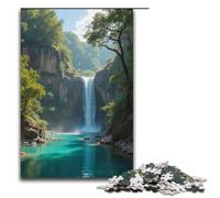 1000 Piece Puzzle Educational Games Oasis Jigsaw Puzzles for Adults Wooden Jigsaw For Family Fun & Game Night 1000 PCS(38x26cm)