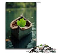 1000 Piece Puzzle Educational Games Several Boats Paddle Across The Mirror Jigsaw Puzzles for Adults Wooden Jigsaw For Family Fun & Game Night 1000 PCS(75x50cm)
