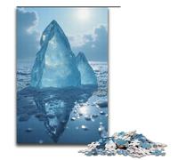 1000 Piece Puzzle Educational Games Ten Thousand Years of Ice Condenses Ancient Memories Jigsaw Puzzles for Adults Wooden Jigsaw For Family Fun & Game Night 1000 PCS(38x26cm)