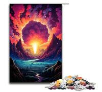 1000 Piece Puzzle Fantasy Beautiful Landscape Jigsaw for Adults Wooden Jigsaw Challenging Game 1000 PCS(75x50cm)