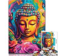 1000 Piece Puzzle Fantasy Buddha 1000 Pieces Jigsaw Puzzles for Adults And Teens,Challenging Game And Family Play Secret Santa Gifts 50x75cm