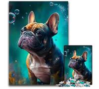 1000 Piece Puzzle Fantasy Bulldog Impossible Jigsaw Puzzles for Adults for Teenager & Families, Perfect DIY Decor & Brain-Teasing Challenge 26X38CM/10.23x14.96inch
