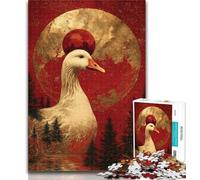 1000 Piece Puzzle Fantasy Duck Jigsaw Puzzles for Adults 1000 Piece,Educational Game for Birthday, Chrismas for And 14 Years Old 26x38cm