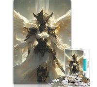 1000 Piece Puzzle Fantasy Female Warrior Jigsaw Puzzles for Teenagers 1000 Piece,Educational Toys Is Ideal As A Gift for The Whole Family 50x75cm