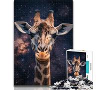1000 Piece Puzzle Fantasy Giraffe Jigsaw Puzzles for Teenagers 1000 Piece,Educational Toys Is Ideal As A Gift for The Whole Family 26x38cm