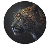1000 Piece Puzzle Fantasy Leopard 1000 Pieces Round Puzzles for Adults for Home Decor, Brain Training 67.5x67.5cm