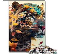 1000 Piece Puzzle Fantasy Leopard 1000Pc Adults Jigsaw Puzzle Perfect for Teenager & Families, Ideal (Size 38x26cm)