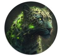 1000 Piece Puzzle Fantasy Leopard Cardboard Jigsaw Puzzles for Adults Erfect for Home Decor, Birthdays, Holidays, And Gifts 67.5x67.5cm