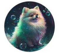 1000 Piece Puzzle Fantasy Pomeranian Cardboard Jigsaw Puzzles with Family Interactive Game, for Ages 14+ 1000pcs (67.5x67.5cm)