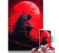1000 Piece Puzzle Fantasy Samurai Ninja Jigsaw Puzzles for Adults 1000 Pieces,Relax Games Is Ideal As A Gift for The Whole Family 26x38cm