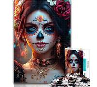 1000 Piece Puzzle Fantasy Skeleton Jigsaws 1000 Pieces for Teenagers,is Ideal As A Gift for The Whole Family Suitable for And 14 26x38cm