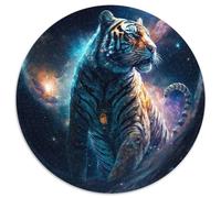 1000 Piece Puzzle Fantasy Tiger Impossible Jigsaw Puzzles for Adults Educational Activity for Cognitive Skills Cognitive Skill Improvement (67.5x67.5cm)