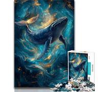 1000 Piece Puzzle Fantasy Whale Jigsaw Puzzle 1000 Pieces for Teenagers,Challenging Game And Family Play Secret Santa Gifts (50x75cm)