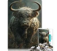 1000 Piece Puzzle Fantasy Yak Puzzles for Adults Teens 1000 Pieces,Educational Game for Birthday, Chrismas for Ages 14+ 26x38cm
