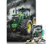 1000 Piece Puzzle Farm Implement Tractor 1000 Piece Jigsaw Puzzle for Adults Teens,Train Your Brain And Hands Gifts for Friends And Family 26x38cm