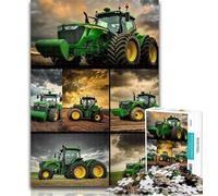 1000 Piece Puzzle Farm Implement Tractor Jigsaw Puzzles 1000 Pieces for Adults Teens,Train Your Brain And Hands Gifts for Friends And Family 26x38cm