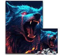 1000 Piece Puzzle Fenrir The Norse WolfJigsaw Puzzles for Adults Ideal for Teenagers Collectors Travel Gift Family Activity 1000 PCS(38x26cm)