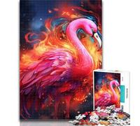 1000 Piece Puzzle Flamingo Jigsaw Puzzles for Adults 1000 Pieces,Train Your Brain And Hands Birthday Present, Gifts 26x38cm