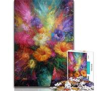 1000 Piece Puzzle Flowers in A Vase Painting Jigsaw Puzzles for Adults 1000 Pieces,Relax Games Is Ideal As A Gift for The Whole Family (50x75cm)
