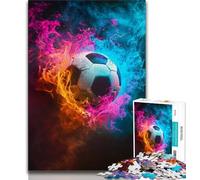 1000 Piece Puzzle Football Sports 1000 Piece Jigsaw Puzzle for Adults And Teenagers,for Educational Game Challenge Toy Artists Collection, Fine Art (26x38cm)