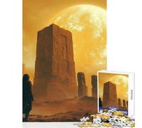 1000 Piece Puzzle For Adults A Lone Astronaut Discovering An Ancient, Magical Stonehenge on A Mysterious, Pla Educational Toy Great Gift for Games for Educational Game for Birthday, Chrismas