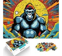1000 Piece Puzzle For Adults Abstract Gorilla Portrait Spiele Spielzeug Geschenk Tolle Geschenke und Spielzeuge75x50cm