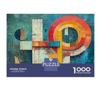 1000-piece Puzzle for Adults Abstract Graffiti Art Prints Jigsaws for Adults Family Games Precision Cutting Unique Birthday And Xmas Gifts 70x50cm/1000pcs
