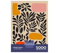 1000 Piece Puzzle for Adults, Abstract Modern Art Artwork, Mindfulness Activity, Seasonal Gift Choice, Precision Cut Pieces, 70x50cm/1000pcs