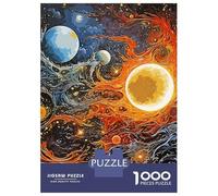 1000-piece Puzzle for Adults Abstract Space Jigsaws for Adults Family Games Precision Cutting Unique Birthday And Xmas Gifts 52x38cm/1000pcs
