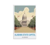 1000 Piece Puzzle for Adults，Alabama State Capito Alabama Puzzles for Adults Teens Kids 1000 Pieces Impossible Puzzles Games Gift Toys Home Decoration 38x26cm