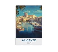 1000 Piece Puzzle for Adults，Alicante Spain Posters Puzzles for Adults Teens Kids 1000 Pieces Impossible Puzzles Games Gift Toys Home Decoration 38x26cm