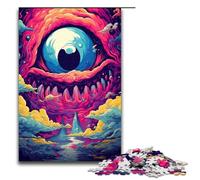1000 Piece Puzzle For Adults Alien Monster World by SplattersLots of Thick Color Game Puzzles for Is Ideal As A Gift for The Whole Family 75x50cm