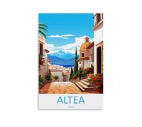 1000 Piece Puzzle for Adults，Altea Spain Puzzles for Adults Teens Kids 1000 Pieces Impossible Puzzles Games Gift Toys Home Decoration 52x38cm