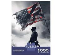 1000 Piece Puzzle for Adults, American Civil War Artwork, Challenging Brain Teaser, Winter Indoor Entertainment, Premium Puzzle Pieces, 70x50cm/1000pcs