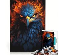 1000 Piece Puzzle For Adults American Eagle Pride Fire, Family Games, Train Your Brain And Hands, Deal As Gifts for The Whole Family 38x26cm