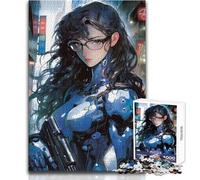 1000-piece Puzzle for Adults Android Cyborg Soldier Educational Family Game Precision Cutting Gift For Birthdays Size 38x52cm