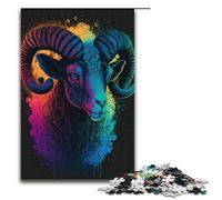1000 Piece Puzzle For Adults Animal Goat Game Puzzles for Is Ideal As A Gift for The Whole Family 1000 PCS(38x26cm)