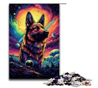 1000 Piece Puzzle For Adults Anime Wolf in The Moonlight Jigsaw Relax Games Family Game Stress Reliever Difficult Challenge 75x50cm