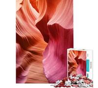 1000 Piece Puzzle For Adults Antelope Canyon Jigsaws for Adults Hands-on Game Perfect Decoration Deal As Gifts for The Whole Family (Size 38x26cm)