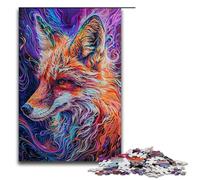 1000 Piece Puzzle For Adults Art Colourful Fox Game Puzzles for Is Ideal As A Gift for The Whole Family 1000 PCS(75x50cm)