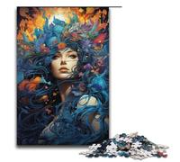 1000 Piece Puzzle For Adults Art Flower Goddess Game Puzzles for Is Ideal As A Gift for The Whole Family 1000 PCS(38x26cm)