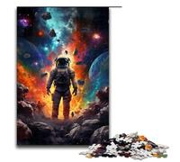 1000 Piece Puzzle For Adults Astronaut on Colorful Planet Game Puzzles for Is Ideal As A Gift for The Whole Family 1000 PCS(75x50cm)