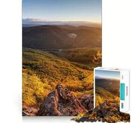 1000-piece Puzzle for Adults Autumn Forest Landcape Premium Cut Play Smart Mind Activity Peace Fun Time Birthday Art Play (50x75cm)