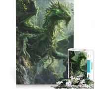 1000 Piece Puzzle For Adults Awakened Nature Dragon, Educational Game, Difficult Challenge, Enhance Love between Couples 38x52cm