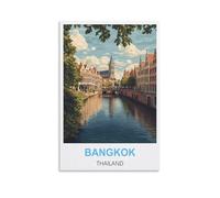 1000 Piece Puzzle for Adults，Bangkok Thailand For Kids And Adults, Personalised Assembling Jigsaw Fun Game 70x50cm